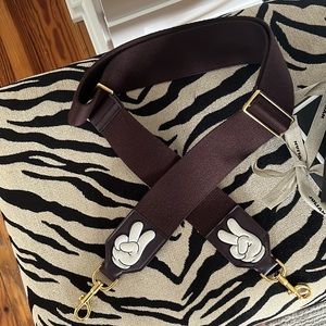 Anya Hindmarch burgundy strap